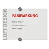 DURABLE Türschild CrystalSign 148x105 Folieneinlage transp Náhľad obrázku produktu 7