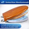 BigDean Toilettendeckel mit Absenkautomatik in Holzoptik Produktbild-Vorschau 6