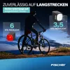 Fischer fietslamp-set met oplaadbare batterij, model Square Productafbeelding-voorbeeld 7