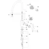 Dornbracht Tara Ultra Chrom 33 816 875-00 Hochdruckarmatur Produktbild-Vorschau 5