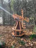 Garten Windmühle Holz 70 cm drehbar kugelgelagert – Produktbild-Vorschau 2