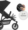 HAUCK Rapid 3R Black 14854 Passeggino a tre ruote nero - Anteprima dell’immagine prodotto 8