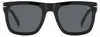 David Beckham DB 7000/S FLAT Black crystal 54/22/150 Herren Produktbild-Vorschau 3