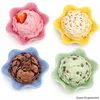 4er Set Emilia Blume Eisbecher 150ml Ø12cm Steingut Produktbild-Vorschau 3