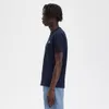 FRED PERRY RINGER T-SHIRT Blau Produktbild-Vorschau 4