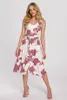 Vestido MAKOVER K098, color blanco/rosa, talla M Vista previa de la imagen del producto 3