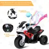 COSTWAY BMW 6V per bambini, moto con ruote da allenamento e Anteprima dell’immagine prodotto 3