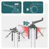 VOUNOT® 4 Ebenen Wäscheständer Turm mit Rollen 126x63x170 Produktbild-Vorschau 5