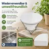 Frittieröl Filter Set mit Filterhalter 10 Zoll, Ölfilter Produktbild-Vorschau 2
