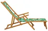 vidaXL Transat pliable, 3 positions, en bois d'eucalyptus Voir les images du produit 4