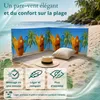 Lantigo Paravent de Plage Planche de Surf 6 m Brise-vent Voir les images du produit 9