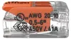 Wago 221-612, Gerade, 450 V, Orange, Transparent, EN 60664 Produktbild-Vorschau 8