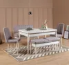 Skye Decor, Vina Bench Soho, White, Bancs, blanc, 110 x 46 Voir les images du produit 2