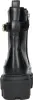 A close-up back view of a black Guess Chelsea boot with a thick sole and buckle detail. Voir les images du produit