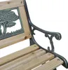 Panchina da giardino per bambini 84 cm in legno Anteprima dell’immagine prodotto 2