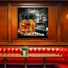 Glas Whiskey Abstract Style Leinwandbild Wandbild Produktbild-Vorschau 2