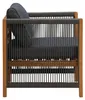 home24 Loungesessel - 2er-Set - Akazie massiv / Polyester - Produktbild-Vorschau 5