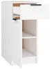 vidaXL Armoire de bureau blanc 33,5x50x75 cm Bois composite Voir les images du produit 7