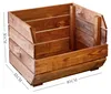 3er Set Küchenregal Olaf 40x33x30 cm in Ocker  Gemüsekiste Produktbild-Vorschau 3