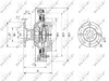 NRF 49579 Lüfterkupplung Thermisch Ø168mm für TOYOTA LAND Produktbild-Vorschau 3