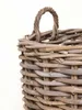 VIVANNO Kaminholzkorb Rattan ARRIBA Rund, Natur geflochten Produktbild-Vorschau 4