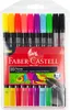 Faber-Castell Doppelfasermaler 10er Etui neon Produktbild-Vorschau 4