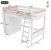 Flieks Etagenbett 90x200cm mit Kleiderschrank, Kinderbett Produktbild-Vorschau 7