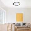 Just Light LED Deckenlampe "Flat" schwarz, 20 W, CCT Produktbild-Vorschau 2