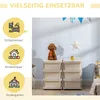Meuble à tiroirs HOMCOM pour enfants, coffres de rangement Voir les images du produit 5