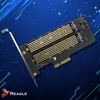 M.2 NVMe SATA SSD PCIe Erweiterungskarte Adapter 2in1 Produktbild-Vorschau 10