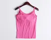 ASKSA Dámské spodní tričko Bra Shirt Basic U-Neck Built-in Náhled obrázku produktu 5