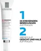 A product shot of a skincare tube with instructional text and graphics. Podgląd zdjęcia produktu