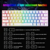 HXSJ V900 60% mechanická klávesnice, drátová herní, barevná Náhled obrázku produktu 6