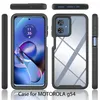 Moto G54 Pouzdro, Hybrid Průhledné Zadní Kryt, Robustní TPU Náhled obrázku produktu 2