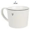 Clayre & Eef Tasse 275 ml Weiß Keramik Herz Produktbild-Vorschau 2