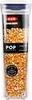 A clear, well-lit product shot of a food storage container filled with popcorn kernels. Produktbild-Vorschau