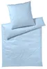 elegante Mako-Jersey Bettwäsche-Set Solid Jersey Farbe Bleu Produktbild-Vorschau 1