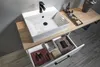 Aqualine VEGA Badmöbel-Set, Breite 125 cm, weiß/Eiche Produktbild-Vorschau 2