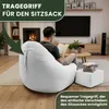 Dreamroots, puf, Bean Bag 90x90x100 cm, puf s výplňou, s Náhľad obrázku produktu 4