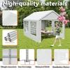 ACXIN 3MX4M Blanc : Pavillon de jardin multifonctionnel Voir les images du produit 5