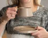 HowHomely Set di tazze Luna - Design elegante beige/rosa Anteprima dell’immagine prodotto 9