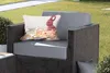 MuchoWow® Outdoor Kissen - Ein Schokoladenhase mit kleinen Produktbild-Vorschau 5