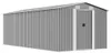 vidaXL Capanno da giardino 257x489x181 cm metallo grigio Anteprima dell’immagine prodotto 5