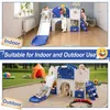 JOIEYOU Freistehende Rutschen 8-in-1 Kinder Gartenrutsche Produktbild-Vorschau 4