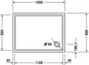 DURAVIT 720122000000001 Duschwanne Starck Slimline Produktbild-Vorschau 9