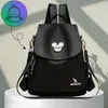 Camerazar Elegante Zaino City 2in1 in pelle nera da donna Anteprima dell’immagine prodotto 10