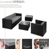 Salon en rotin Lignano avec fauteuil - noir Voir les images du produit 3