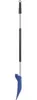 A blue snow shovel with a silver and black handle, isolated on a white background. Náhľad obrázku produktu