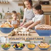 Gärkörbchen Set aus Silikon, Brot Gärkorb oval & rund, Produktbild-Vorschau 5