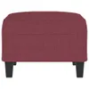 Podnóżek The Living Store czerwone wino 70x55x41 cm tkanina Podgląd zdjęcia produktu 4